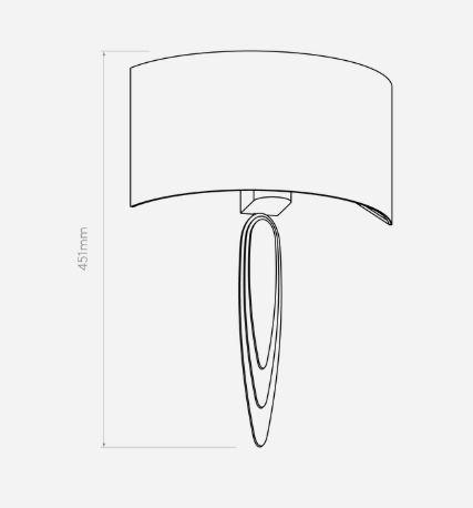 Astro - Gaudi excl kap Wandlamp - KOOT