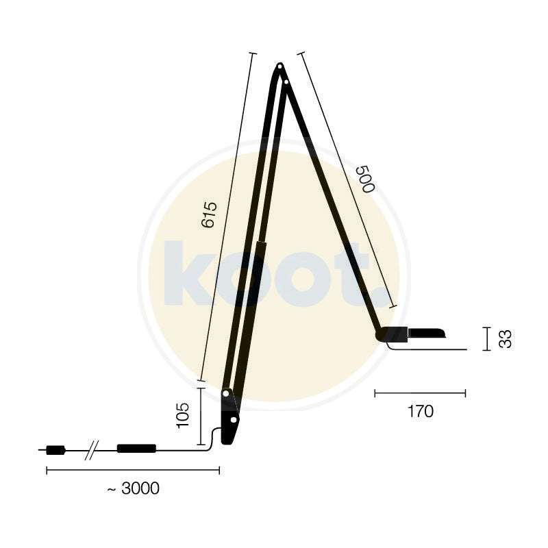 Belux - Lifto LEAD tafellamp (dimbaar) - KOOT