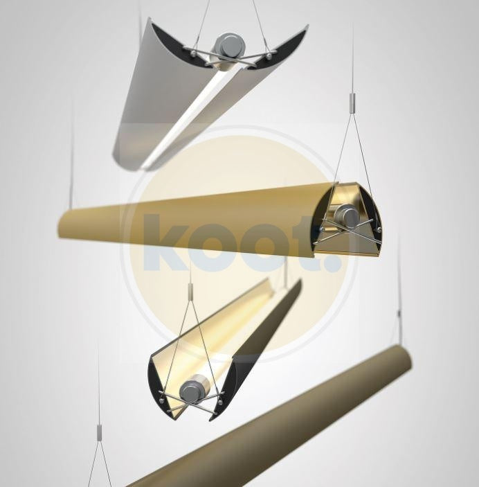 Belux - Updown 30 hanglamp 1260mm aluminium - KOOT