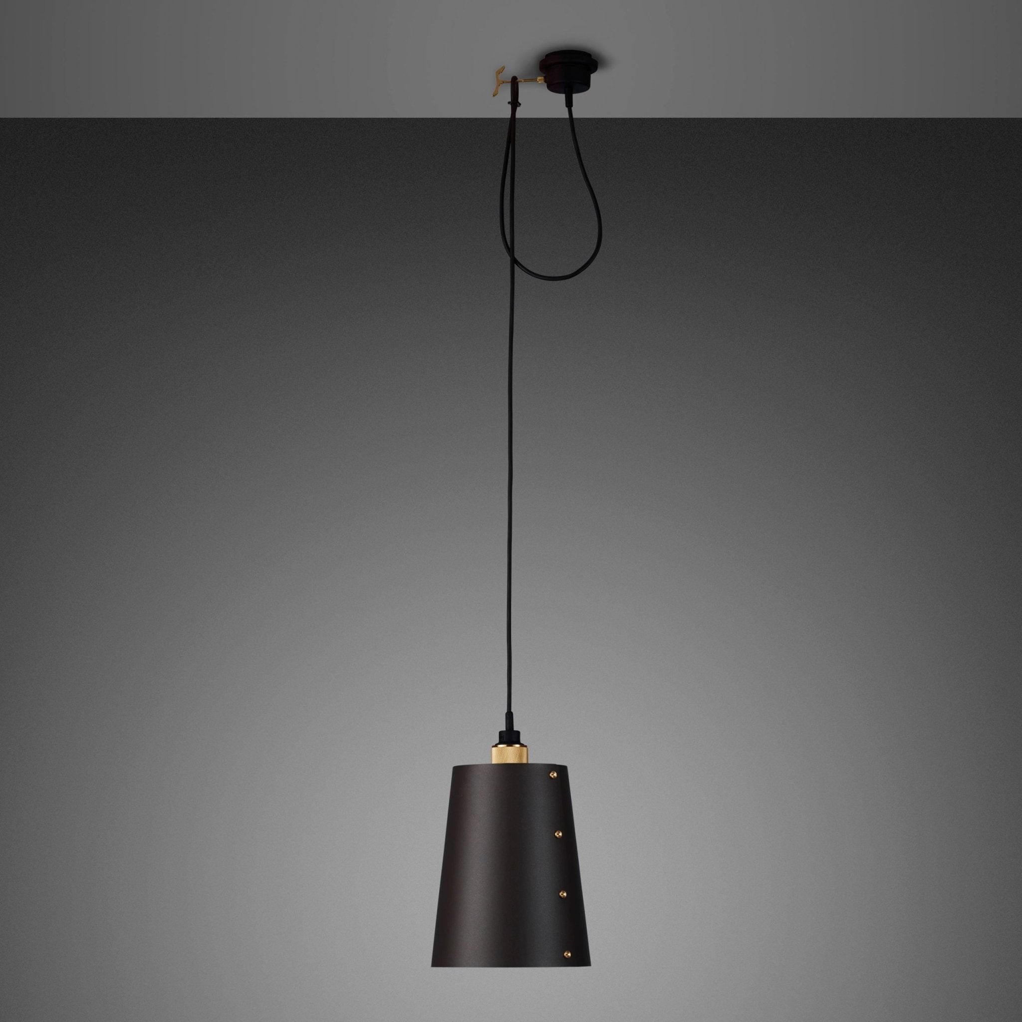 Buster and Punch - Hooked 1.0 / Groot Grafiet Shade 2.0m Hanglamp - KOOT