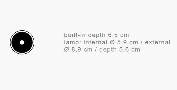 Catellani & Smith - Pepita 65mm Wit / Goud plafondlamp - KOOT