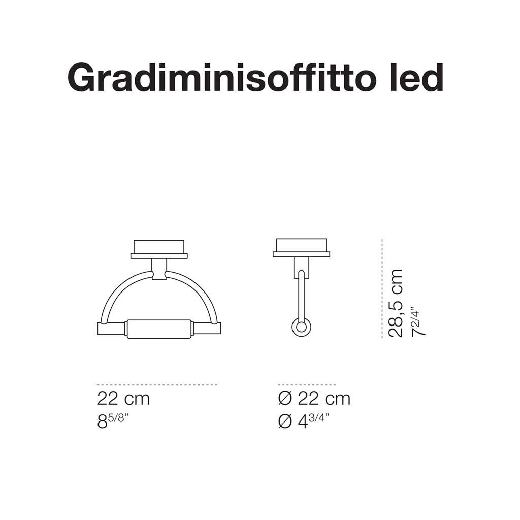 Cini & Nils - Gradi mini soffitto retinato plafondlamp - KOOT