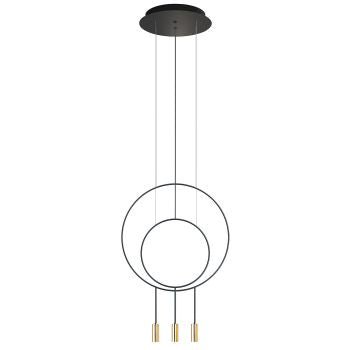 Estiluz - Revolta R40S.1S1D hanglamp Zwart - KOOT
