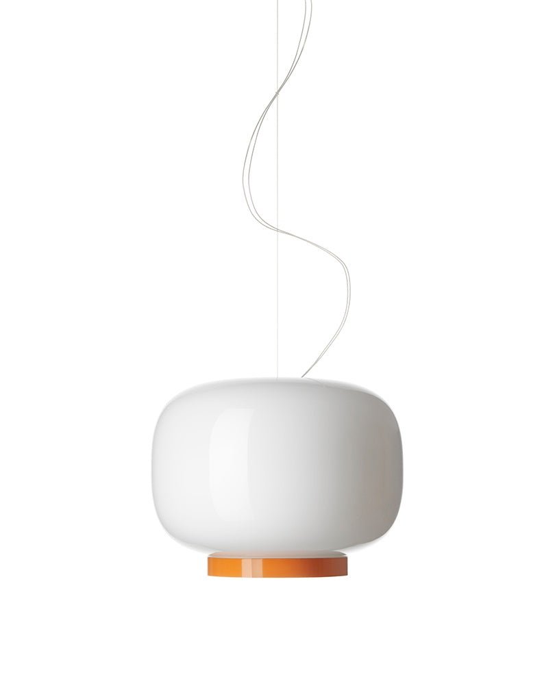 Foscarini - Chouchin Reverse 1 LED hanglamp Wit / Oranje - KOOT