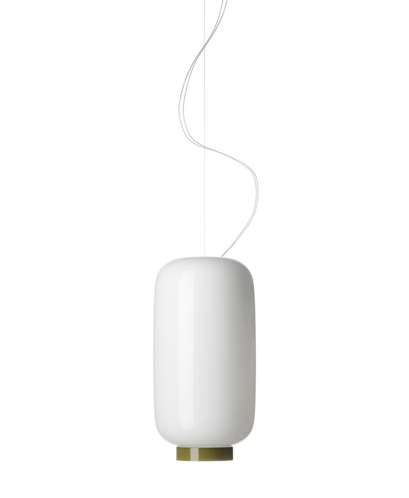 Foscarini - Chouchin Reverse 2 hanglamp Wit / Groen - KOOT