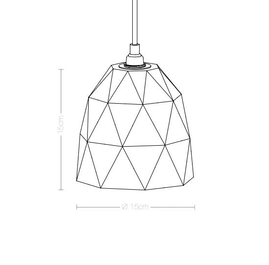 Gant - Triangular Pendant Light Hanglamp - KOOT