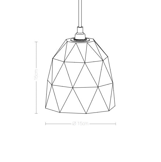 Gant - Triangular Pendant Light Hanglamp - KOOT