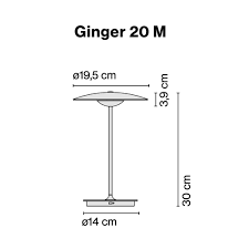 Marset - Ginger 20 M Tafellamp - KOOT