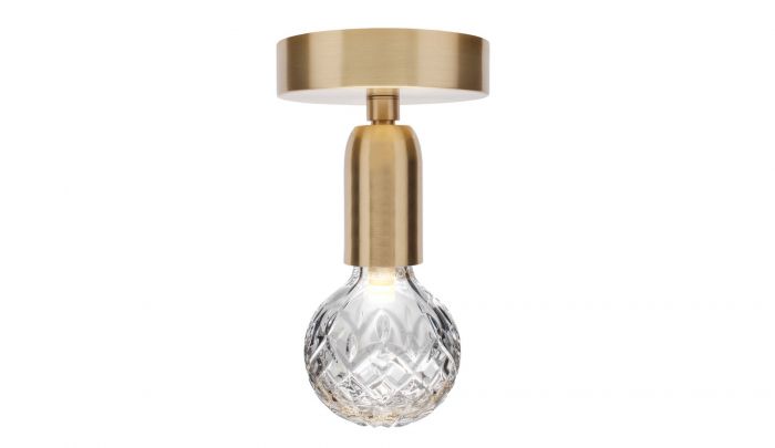 Lee Broom - Crystal Bulb Plafondlamp messing - KOOT