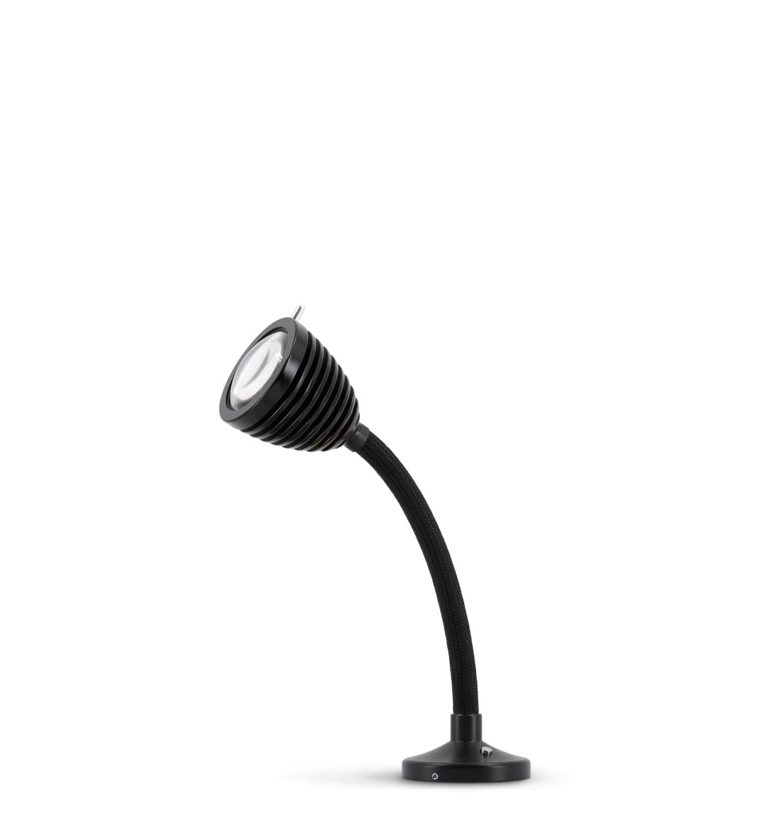 Less 'n' more - Athene AL Flexibele as kort Wandlamp / Plafondlamp zwart - KOOT