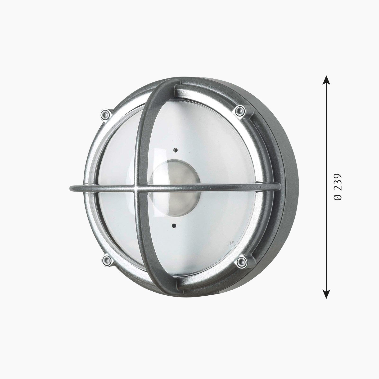 Louis Poulsen - Skot Wandlampen LED 3000K Helder Aluminium kleur - KOOT