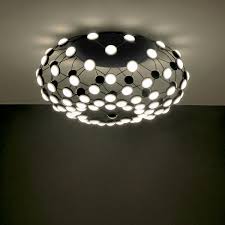 Luceplan - Mesh D86 Ø72cm LED plafondlamp zwart - KOOT