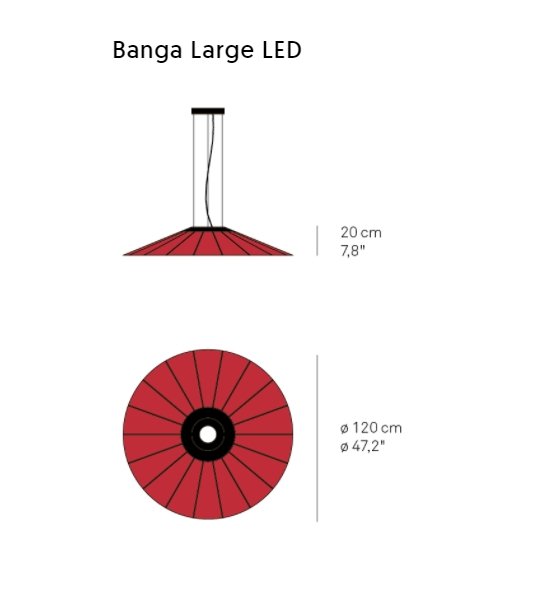 LZF - Banga Groot Led Dimmable 0-10V Hanglamp - KOOT