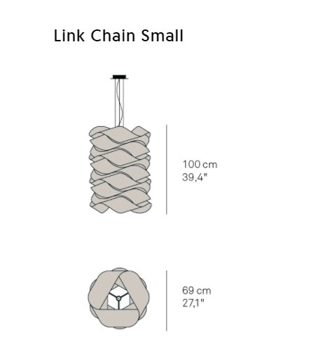 LZF - Link Chain Klein Hanglamp - KOOT