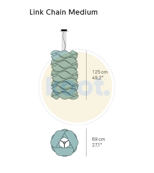 LZF - Link Chain Medium Hanglamp - KOOT