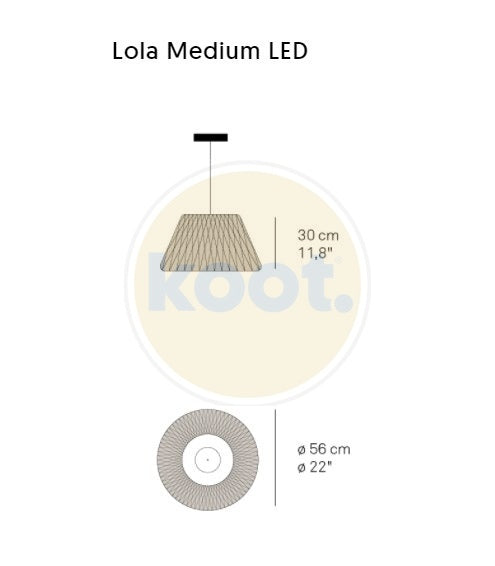LZF - Lola Medium Led Dimmable Bluetooth Hanglamp - KOOT