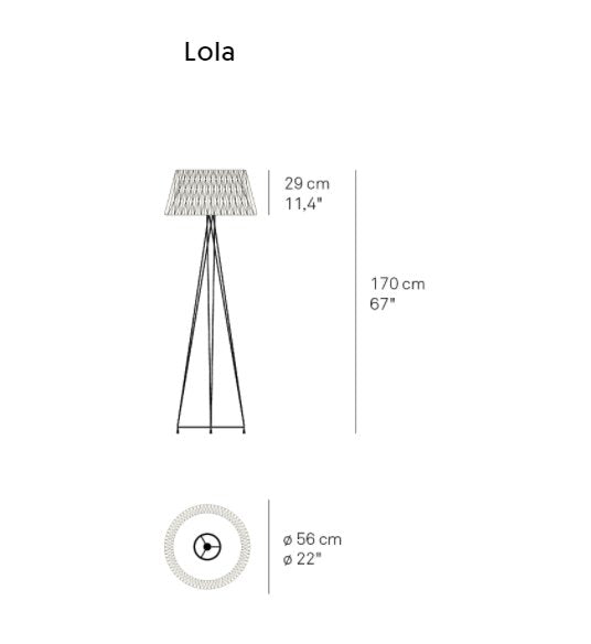 LZF - Lola Vloerlamp wit - KOOT