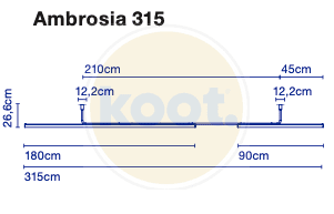 Marset - Ambrosia 315 LED hanglamp - KOOT