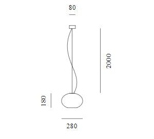 Prandina - Zero S3 hanglamp Opaal Wit - KOOT