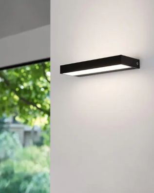 Serien - SML Wall 300 LED wandlamp zwart / raster - KOOT