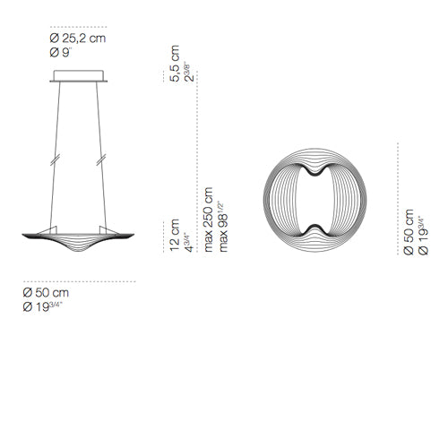 Cini & Nils - Sestessa led phase-cut dimmable  hanglamp - KOOT