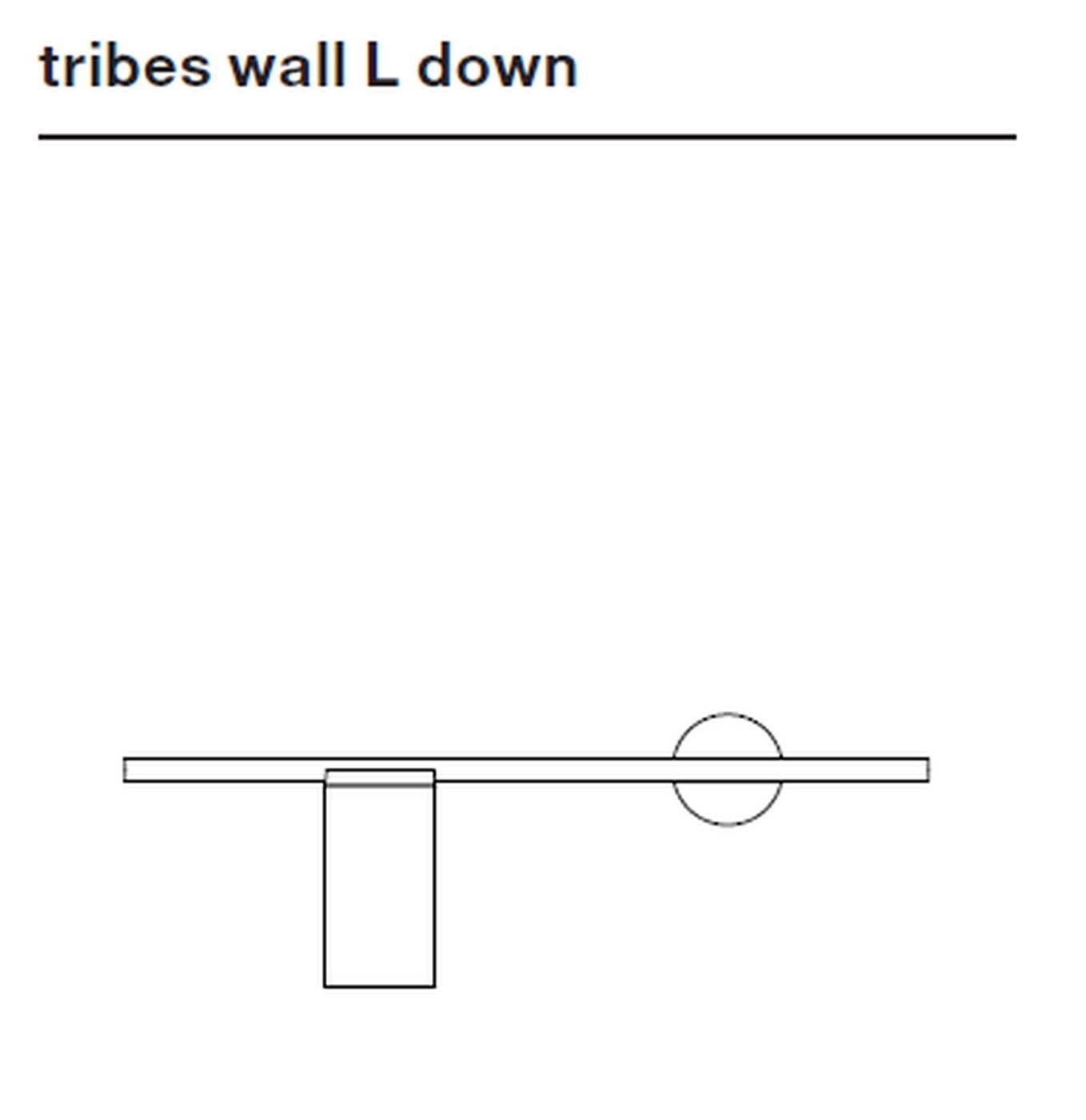 TossB - Tribes wall L down Wandlamp - KOOT