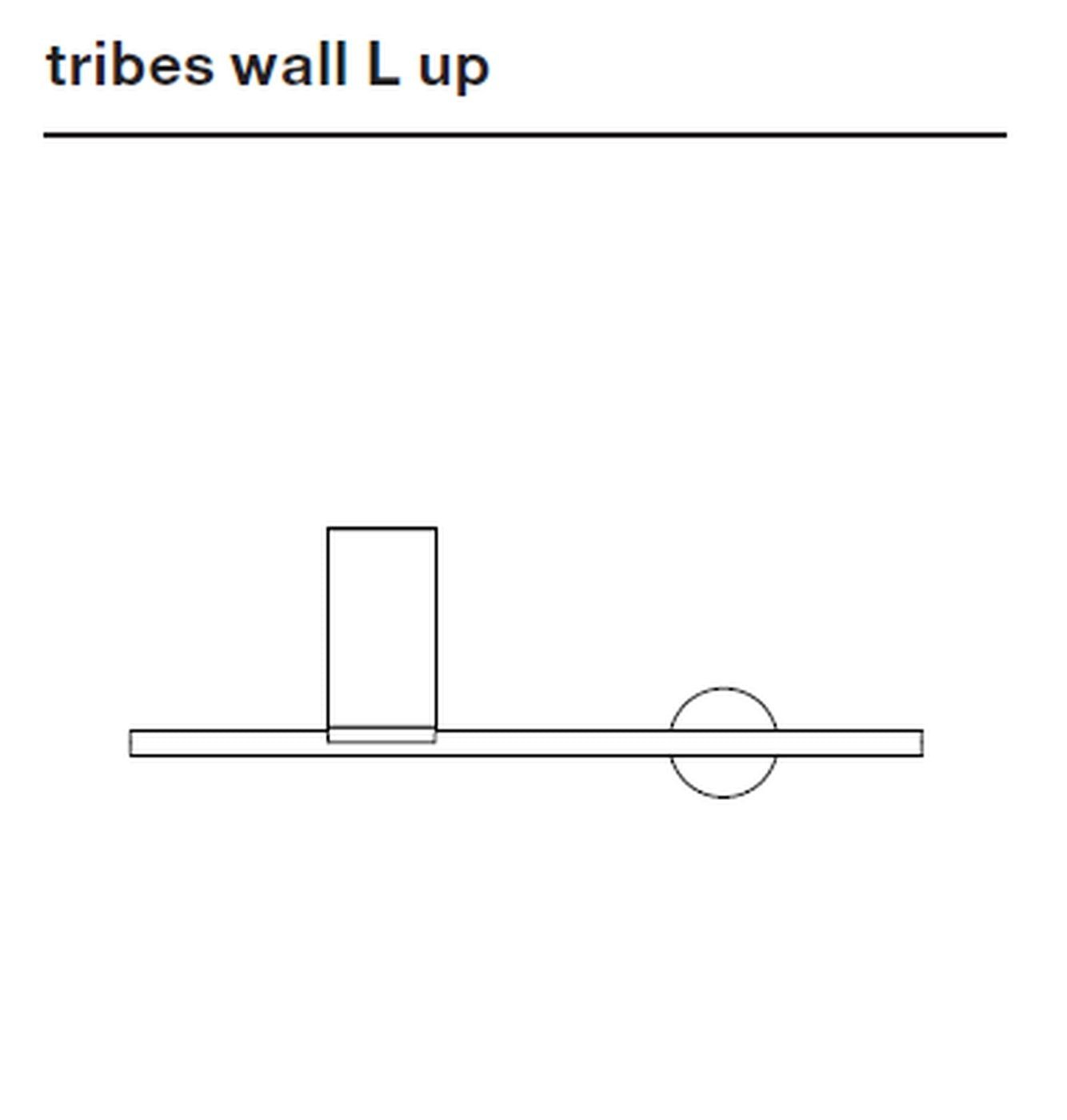 TossB - Tribes wall L up Wandlamp - KOOT