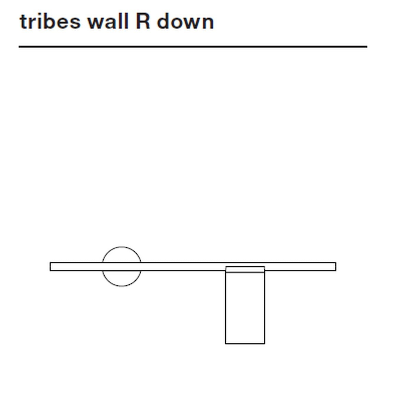 TossB - Tribes wall R down Wandlamp - KOOT
